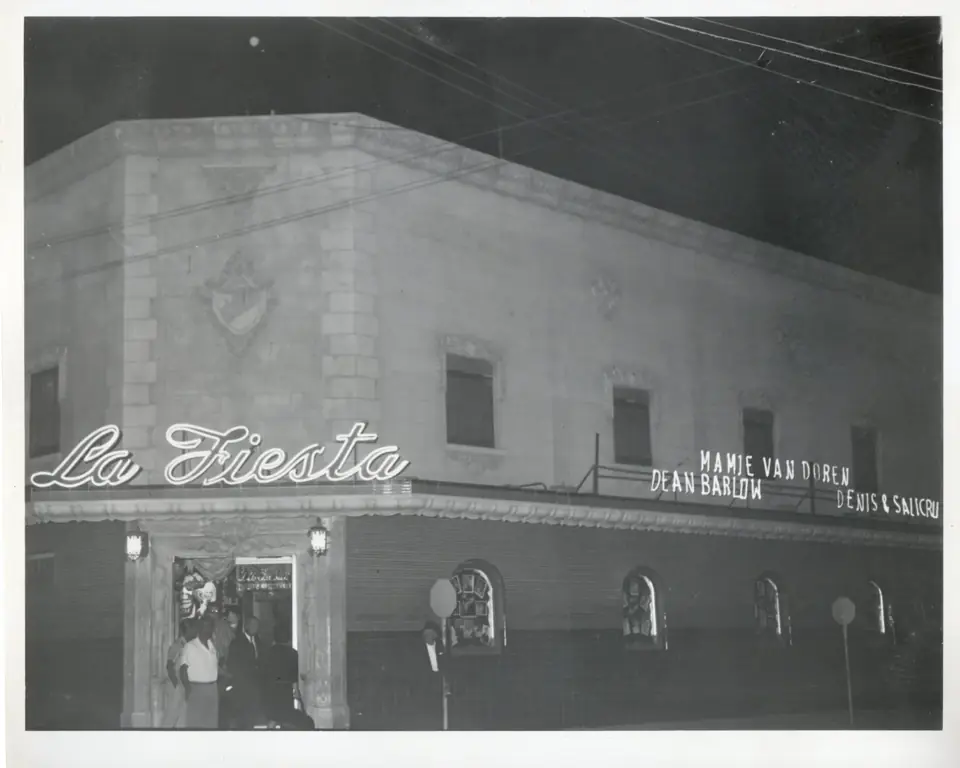 Mamie Van Doren and Dean Barlow at La Fiesta, 1964